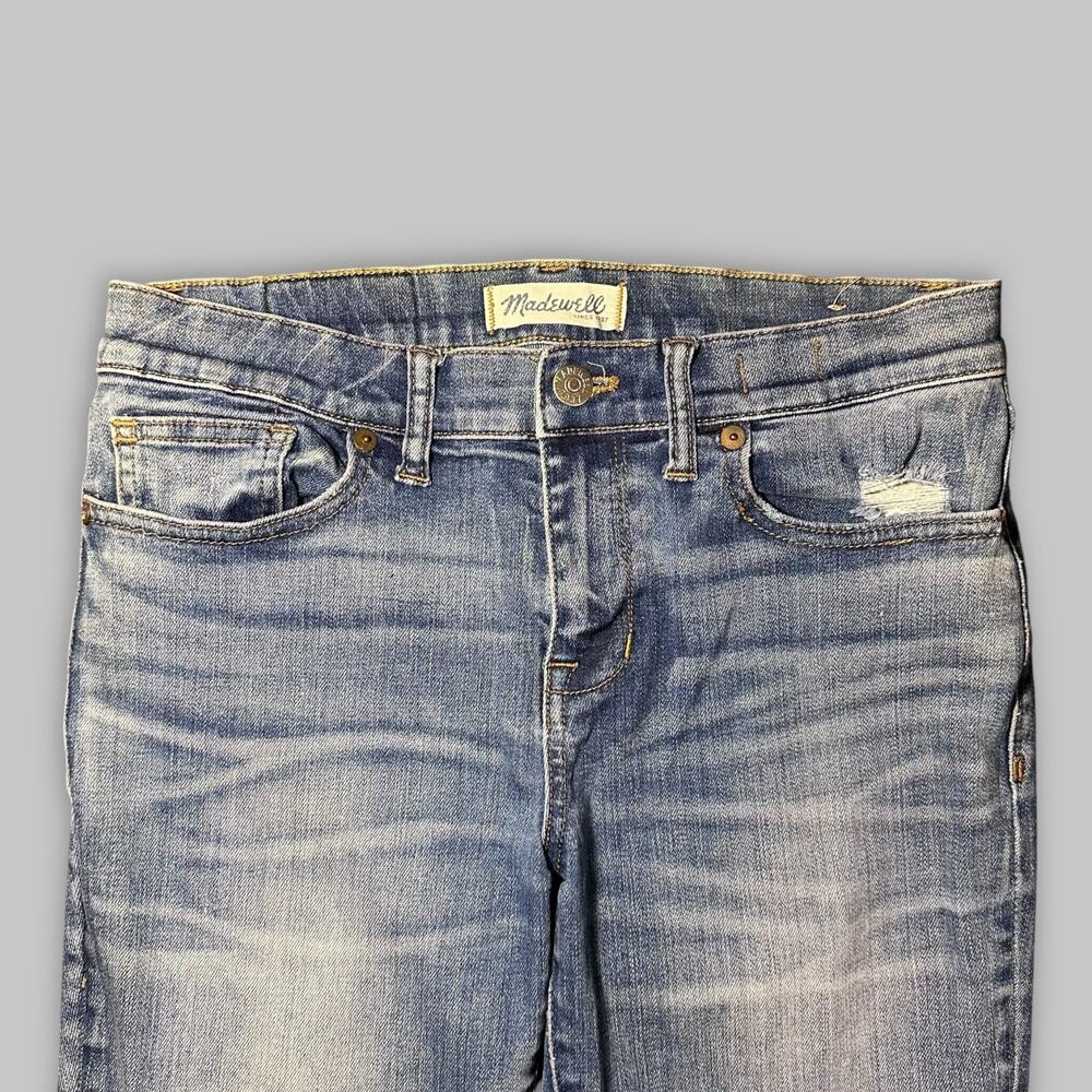 Madewell Skinny Skinny Distressed Blue Jeans Women’s Size 27 - Picture 3 of 6